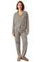 Women's Leopard Print Shirt Collar Pajama Set Functional Durable Quality Comfortable Stylish - 4