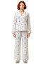 Women's Floral Shirt Collar Pajama Set Functional Durable Quality Comfortable Aesthetic Stylish - 4