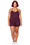 Women's V-Neck Thin Strap Knitted Pajama Set Lace Detailed Functional Durable Quality Stylish - 4