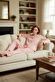 Women's Floral Shirt Collar Long Sleeve Pajama Set Functional Durable Quality Comfortable