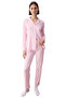 Women's Ribbon Bow Patterned Shirt Collar Pajama Set Functional Durable Quality Sports - 4
