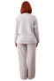 Women's Crew Neck Wide Leg Tracksuit Set Functional Durable Quality Comfortable Sportswear - 6
