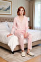 Women's Ethnic Patterned Shirt Collar Pajama Set Functional Durable Quality Comfortable Sports - 3