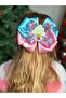 Luxury Design Large Satin Tiered Cupcake Pattern Glitter Fancy Automatic Clip Women Children Barrette Colorful - 3