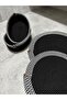 Serra 4-Piece Bathroom Set – 2 Oval Mats & 2 Oval Baskets, Natural Rope Weaving, Handmade - Premium - 6