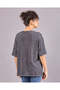 Women Charcoal Peanuts Oversized T-Shirt - 3