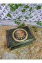 Ottoman Themed Black Wooden Box, 21×15×8cm, Men's Gift - 3