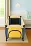 Yellow Colored 100% Cotton Soft Combed Fabric Elastic Baby Bed Sheet (Compatible with All Park Beds) - 3