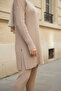 Beige Corded Fabric Double Set (Blouse & Pants) 5300-Tes - 6