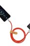 كابل USB من النوع C، كابل شحن سريع، كابل شاحن [120 واط 6 أمبير]، كابل سيليكون لنقل البيانات