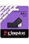 DataTraveler Exodia S USB Stick - 64GB - USB 3.2 Gen 1 - USB Type A - Black/Black - DTXS/64GB - 3