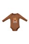 Baby Boy 3-Piece Bodysuit Set – Brown Tones – 100% Cotton – Newborn & 6 Months - 5