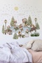 New Year Ice Rink Glass Wall Sticker Set - New Year Decoration Decor Set - 2
