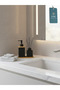 Luxury |   Lotion |   Luxury Bathroom Set, Ceramic Liquid Soap Dispenser, Ceramic Room Fragrance Bottle, Bamboo Tray - 3