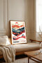 One Piece Wooden Framed Yayoi Kusama Paintings Tk2517
