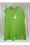 Women's Lime Color Cotton Soft Crew Neck Sleeveless Slit Detailed Combed Cotton Undershirt 307250 - 4