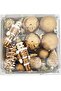 Christmas Tree Decoration Set 24 Pieces - Gold - Christmas Ornament - 3