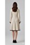 Soft Cream Pearl Detail Knit Dress - 2