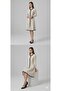 Soft Cream Pearl Detail Knit Dress - 4