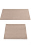 Bath Mat Set of 2 Washable Woven Surface Non-Slip Base Toilet Set Bathroom Carpet Mat - 7