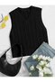 Lim 100% Cotton V-Neck Women's Sweater - 6