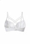 Silicone Unpadded Micro Cross Double String Bra - 3