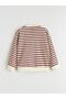Lcw Kids Striped Girls' Sweatshirt and Leggings Pants - 5