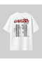 Gorillaz Printed Oversized Unisex 100% Cotton Rock T-Shirt - 4