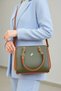 Women's Polo 4-Compartment Chain Detail Long Crisscross Straps & Clutch Bag 4040 (23x19 CM)