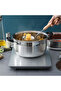 24CM Stainless Steel Cookware Set Glass Lid Multi-purpose Double Handle Design Pot - 5