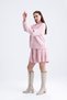 Mesh Mini Skirt Fisherman Sweater Bottom Top Knitwear Set - 7