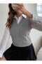 Cameron 100% Cotton V-Neck Women's Sweater - 6