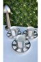 Kosova Modern 6 Person Porcelain Coffee Cup - 3