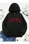 Chicago Printed 100% Cotton Kangaroo Pocket Hooded Kids Sweatshirt