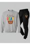 Sweatshirt - Tracksuit Kids Set Crew Neck Little Bear Printed 3 Thread Raised