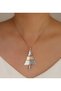 Pine Tree Model Christmas New Year Themed Multi-Colored Stylish Style Daily Use Pine Tree Steel Necklace - 2
