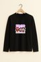 K-Pop Demon Hunters Huntrix Zoey Rumi Mira Printed Long Sleeve Girls' T-Shirt