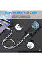 كابل شحن سريع من USB-C إلى Micro USB، 100 وات، Type-C 3.1 إلى Micro USB، 480 ميجابت في الثانية، OTG - 3
