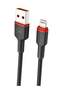 كابل شحن فائق السرعة من USB-A إلى Lightning لأجهزة iPhone PD، بطول 1 متر، أسود