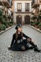 Girl's Tulle Dress with Houndstooth Bow Hat - Holiday Dress - April 23Rd Dress - 3