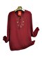 Crinkle Fabric (Shile Cloth) Embroidered Blouse