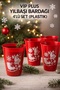 New Year's Cup 4 Pieces Plastic New Year's Decoration Cup Vip Plus