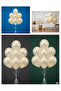 10 Pieces Cream Glitter Metallic Balloons ✨   Party & Celebration Package - 6