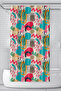 Bathroom Curtain, Artboard 1 Patterned Shower Curtain, Bathtub Curtain, with Ring Gift 175X200Cm Bp-33