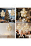 10 Pieces Cream Glitter Metallic Balloons ✨   Party & Celebration Package - 4