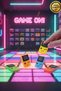 Retro Colorful Gameboy Mini Keychain |   Nostalgic Gift Special for Game Lovers |   Bag Accessory Charm - 3
