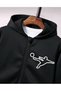 Unisex Hooded Sports Tracksuit Set Printed Football Golf Basketball Printed Comfortable Casual 2-Piece Combination - 2