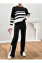 Knitwear Crop Ripped Set - 4