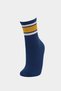 F4722A8Kr1 Multi-Colored Boys' 5-Piece Cotton Long Socks - 2