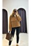 Teddy Plush Half Zip Sweatshirt - 4